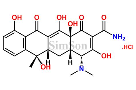 4-epi-Tetracycline Hydrochloride | CAS No- 23313-80-6 | Simson Pharma ...