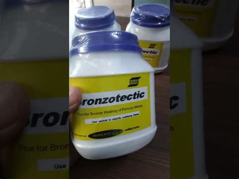 Silver, Copper, Aluminum, Ferrous welding flux - Bronzotectic welding ...