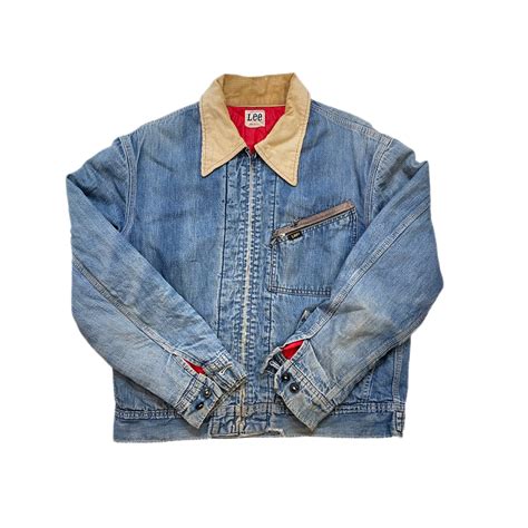70’s Lee 91-B Vintage Denim JKT 古着 us古着 リー キルティング デニムジャケット コーデュロイ襟 | us ...