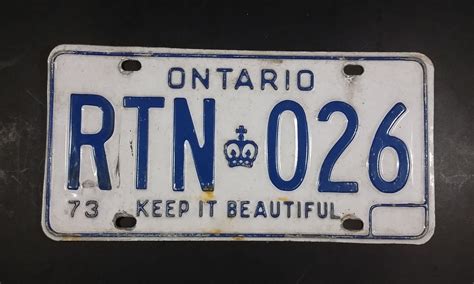 Cost New License Plates Ontario at Bennie Morris blog