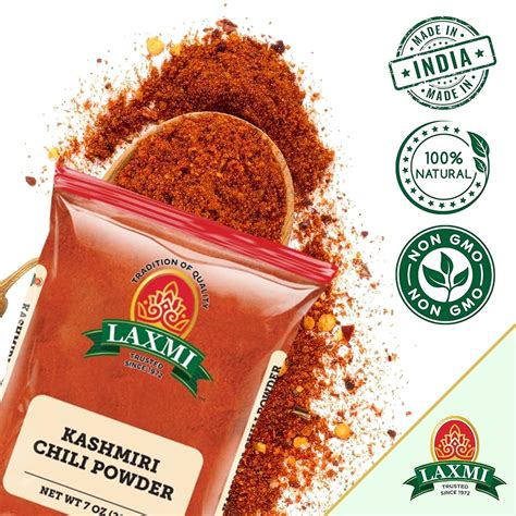 LAXMIBRAND LAXMI Kashmiri Chili Powder - Authentic Low Heat India | Ubuy
