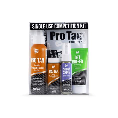 Pro Tan, D.I.Y. Tanning Mini Kit, Single Show, Competition Color, Oil ...