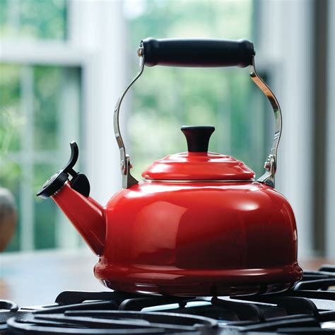 Le Creuset Enamel On Steel 1.8-qt. Classic Whistling Tea Kettle ...