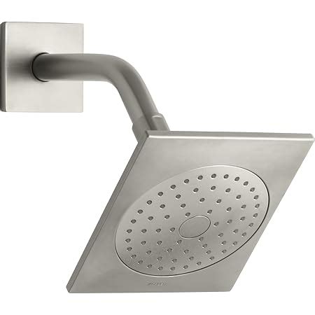 KOHLER K-14786-BN Loure Single-Function Showerhead, Vibrant Brushed ...