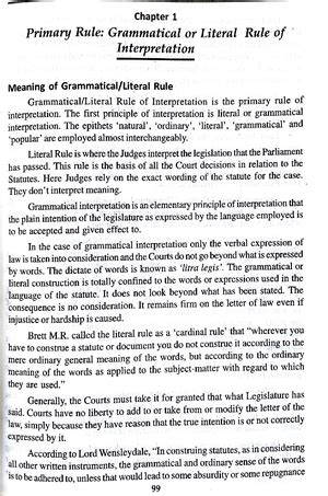 Interpretation OF Statutes CHO - INTERPRETATION OF STATUTES Description ...