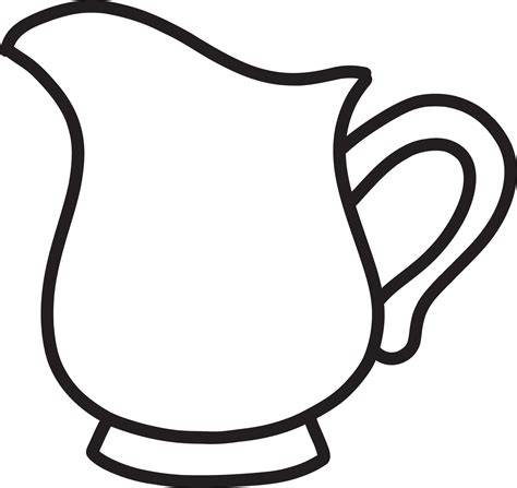 Outline Of Jug