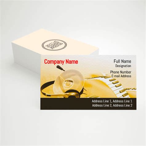 Professional Musician Visiting Card Templates | Impress Your Clients Today