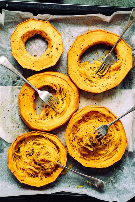 Baked Spaghetti Squash Baked Spaghetti Squash And Meatballs Yummy