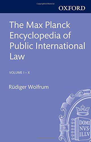 Max Planck Encyclopedia of international Law
