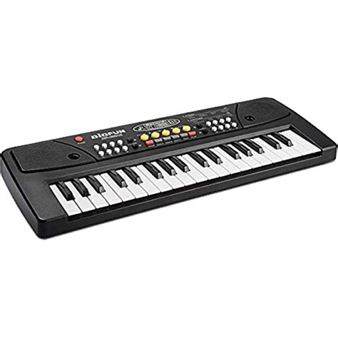 37 Keys Electronic Multifunctional Piano Keyboard for Kids (Black ...