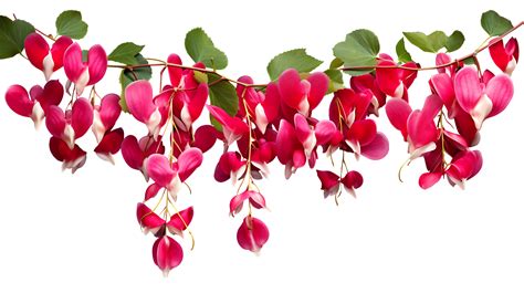 Bleeding heart vine group plants isolated on transparent background ai ...