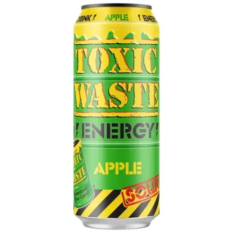 Toxic Waste Energy Drink – Intense Sour Apple Flavor