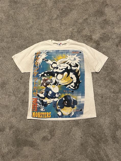 Backstock co Blastoise/Squirtle Vintage Spinoff AOP T… - Gem