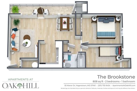 Floor Plans | The Apartments at Oak Hill