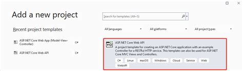 Example Asp.net Core Project Using API 的图像结果