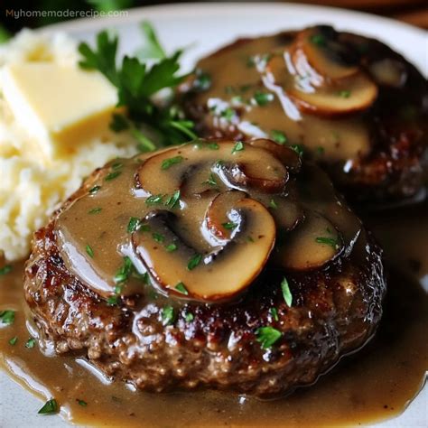 Bobby Flay Salisbury Steak Recipe | Classic Comfort Food with Rich ...
