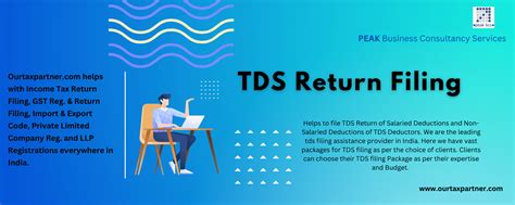 TDS Return Filing Process Step by Step 的图像结果