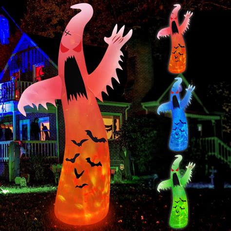 Amazon.com: 12FT Giant Halloween Inflatables Ghost Outdoor Decorations ...