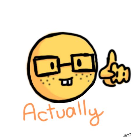 Erm... Actually...