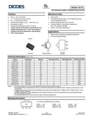 BCP53T Datasheet, Equivalent, Cross Reference Search. Transistor Catalog