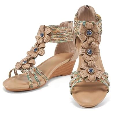 Buy FUDYNMALC Sandals Women Wedge Shoes: Comfortable Dressy Womens ...