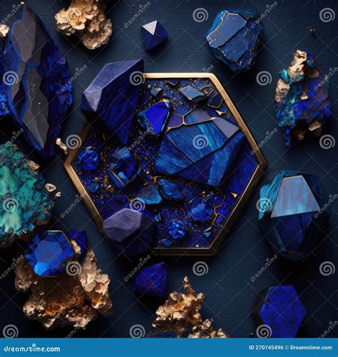 Lapis Lazuli Texture, Blue Stone Background, Lazure Gem Slice, Dark ...
