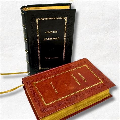 "Complete Jewish Bible" by David H. Stern in our Leather Bound Edition ...