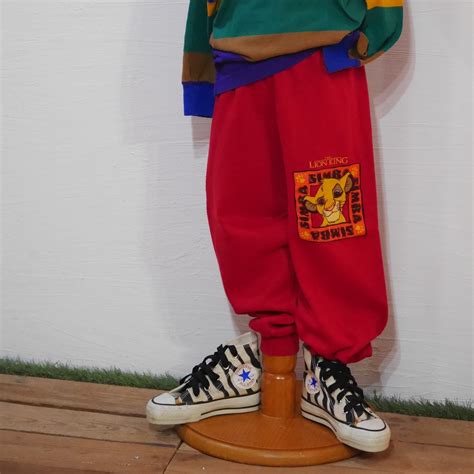 90s "LION KING" Simba printed sweat pants | CLEAM