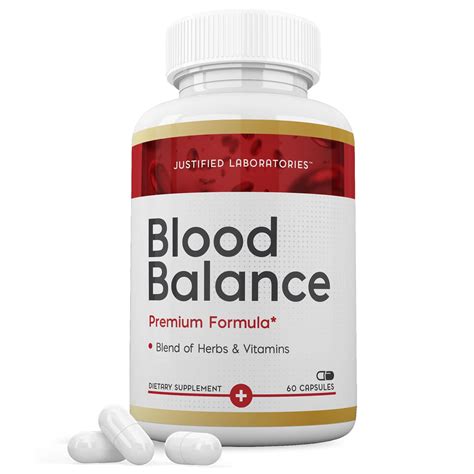 Blood Balance Advanced Formula 620MG Formula Supplement Pills 60 Capsules for sale | North Las ...