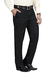McHenry Men's Solid Formal Regular Fit PolyViscose Beige Trousers ...