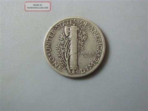 1944 Mercury Dime United States Coin Vg