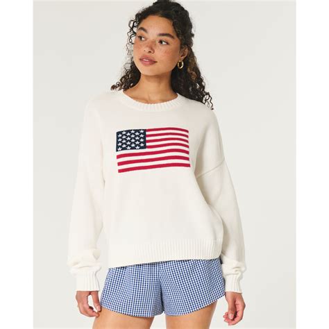 Hollister’s American Flag Sweater Is up to 20% off Ahead of Fourth of July