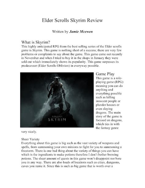 Image result for Skyrim Mod Reviews