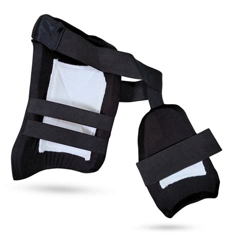 Prokick Stealth Left Hand Combo Cricket Thigh Pad (Black) – Prokicksports