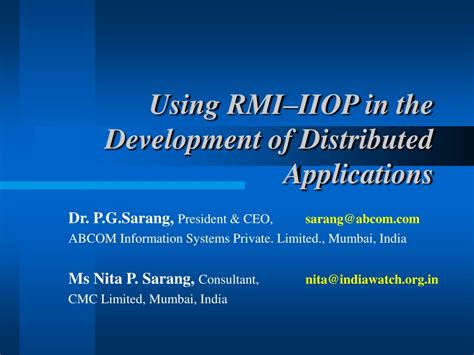 Image result for Distributed Object Applications RMI
