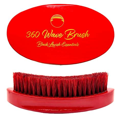 Amazon.com : 360 Wave Brush, Build Deeper Waves, Soft & Hard Boar ...