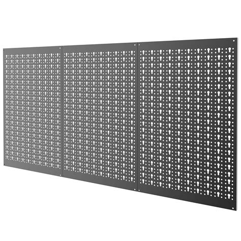 Buy TORACK 3Pcs Metal Pegboard Panels for Garage Wall Utility Tools ...