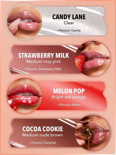 SHEGLAM Crystal Glaze Moisturizing Lip Care-Strawberry Milk Valentine's ...