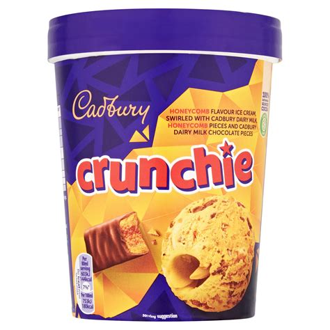 Cadbury Crunchie Ice Cream Tub 480ml | Ice Cream Tubs | Iceland Foods