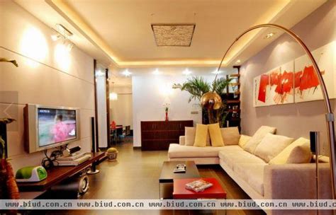 欧式暖色客厅-上海装潢网