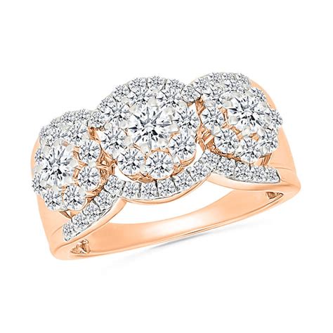 Dazzling Floral Diamond Ring – ISHIS