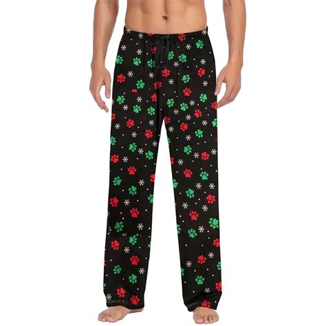 ASFGIMUJ Mens Christmas Pajama Pants Sleepwear Lounge Pajama Bottoms ...