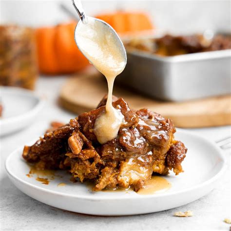 Vegan Pumpkin Bread Pudding - The All Natural Vegan