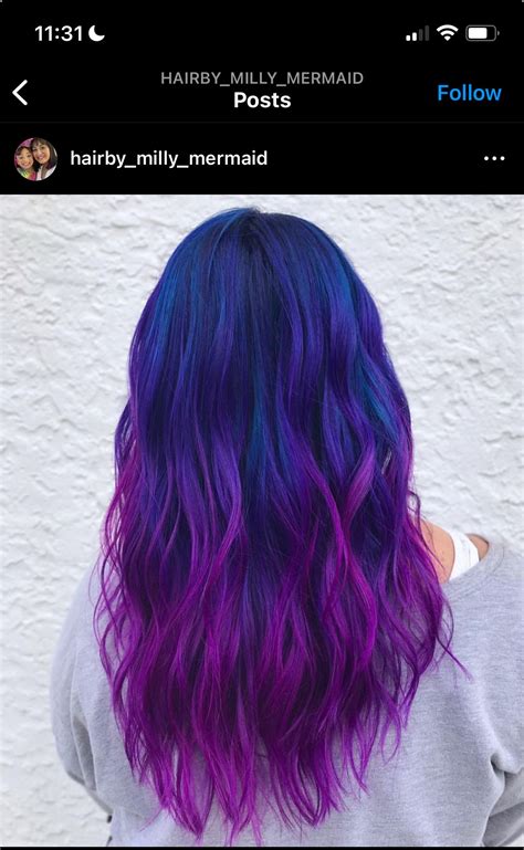 34 stunning blue and purple hair colors – Artofit