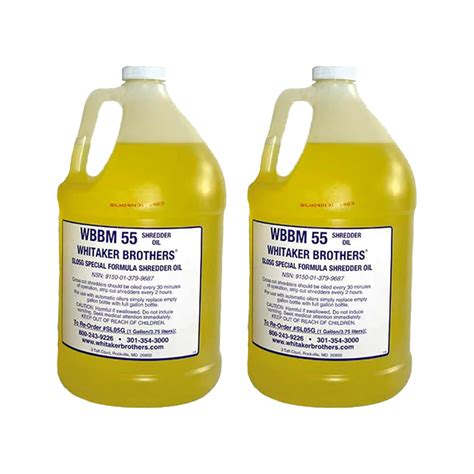 WhitakerBrothers Gallon Kit for Auto Oiler Paper Shredders | 2 India | Ubuy