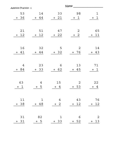 Addition Worksheets for Grade 1 | Activity Shelter Math Practice Worksheets, First Grade Math ...