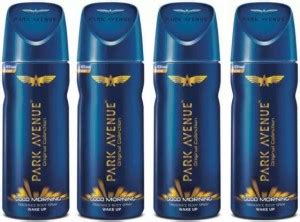 PARK AVENUE Good Morning Wake up Deodorant Men & Women Pack Of 4,150 Ml ...