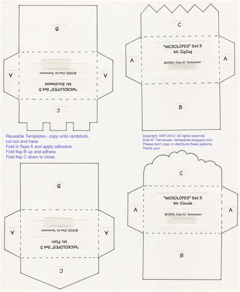 Image result for Printable Small Envelope Template