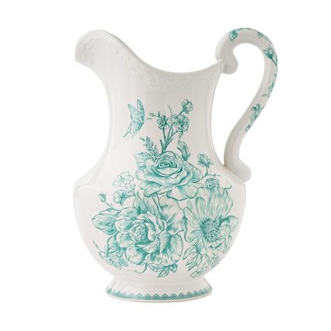 The Pioneer Woman Agatha Stoneware 2-Quart Pitcher, Green - Walmart.com