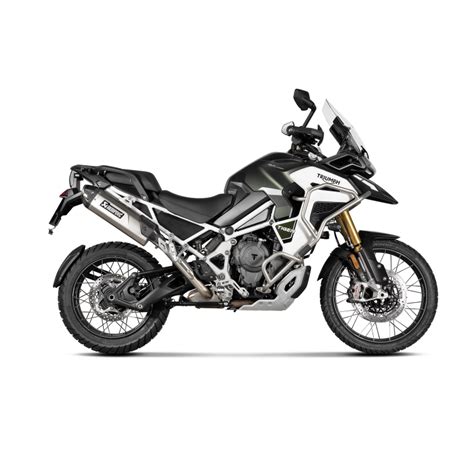 Akrapovic Titanium Slip-on Line Exhaust For Triumph Tiger 1200 Gt/rally ...